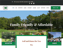 Tablet Screenshot of hollyridgegolf.com